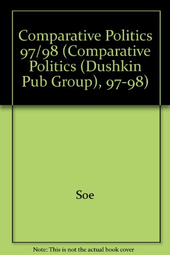 Stock image for Comparative Politics 97/98 (Comparative Politics (Dushkin Pub Group), 97-98) for sale by dsmbooks