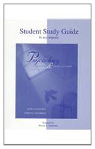 Student Study Guide for use with Psychology: Contexts & Applications (9780697376671) by Halonen, Jane S.; Schneider, Steven A