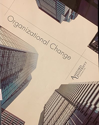 Stock image for Organizational Change, Ashford University for sale by SecondSale