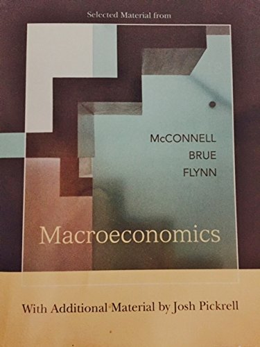 9780697782175: Selected Material from Macroeconomics, With Additional Material by Josh Pickrell