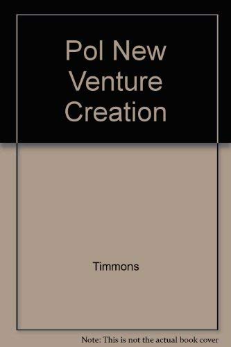 Pol New Venture Creation (9780697783318) by Timmons