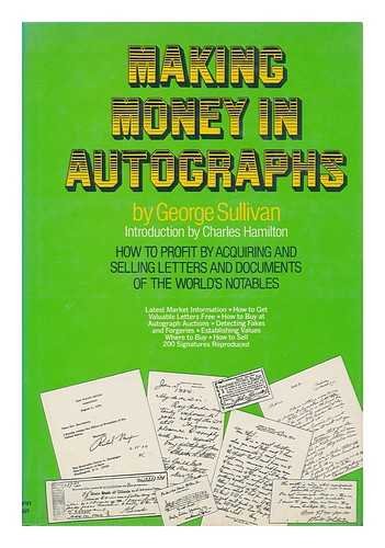 Imagen de archivo de Making Money in Autographs a la venta por Sessions Book Sales