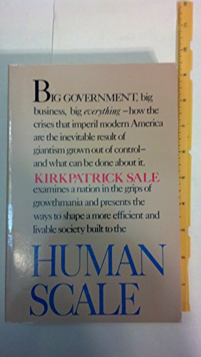 Imagen de archivo de Human Scale a la venta por Crotchety Rancher's Books
