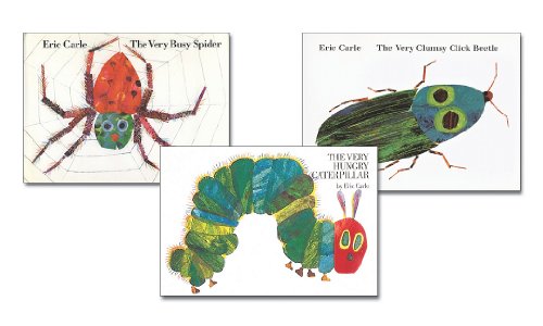 9780698131408: Eric Carle the Very Collection Hardcover Complete Set: Busy Spider, Clumsy Click Beetle, Hungry Caterpillar, Lonely Firefly, Quiet Cricket