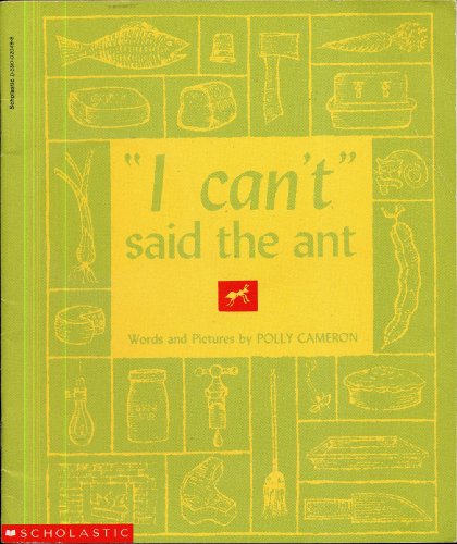 Beispielbild fr I Can't Said the Ant zum Verkauf von Better World Books