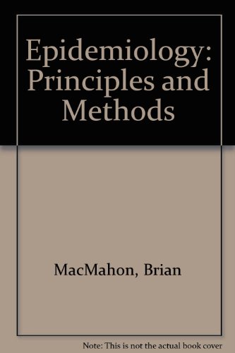 Beispielbild fr Epidemiology : Principles and Methods zum Verkauf von Better World Books