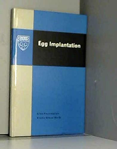 Stock image for Egg Implantation (Ciba Study Groups 23) for sale by Zubal-Books, Since 1961
