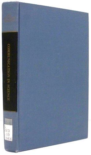Beispielbild fr Communication in science: Documentation and automation; a Ciba Foundation volume zum Verkauf von Wonder Book