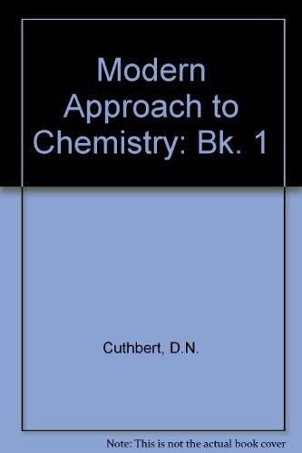 Stock image for Modern Approach to Chemistry: Bk. 1 for sale by RIVERLEE BOOKS