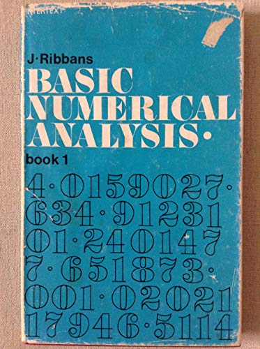 Stock image for Basic Numerical Analysis: Bk. 1 for sale by HPB Inc.