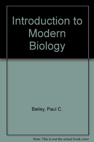 9780700201945: Introduction to Modern Biology