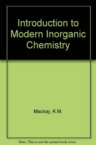 Stock image for Introduction to Modern Inorganic Chemistry for sale by Wonder Book
