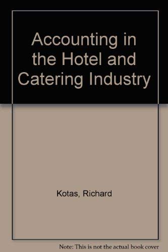 Accounting in the Hotel and Catering Industry