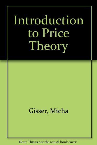 9780700222261: Introduction to Price Theory