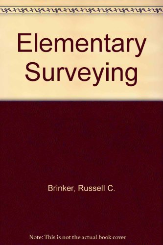 Imagen de archivo de Elementary Surveying a la venta por Better World Books