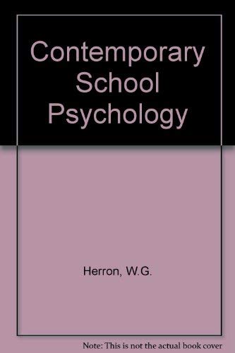 Contemporary School Psychology