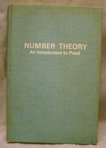 9780700223084: Number Theory: An Introduction to Proof