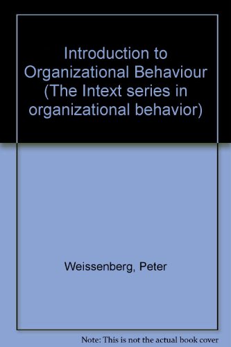 9780700223336: Introduction to Organizational Behaviour