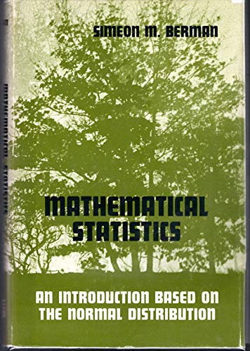 Stock image for Mathematical statistics;: An introduction based on the normal distribution for sale by HPB-Ruby