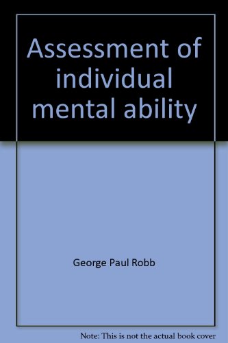 9780700223572: Assessment of individual mental ability