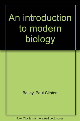 9780700223619: An introduction to modern biology