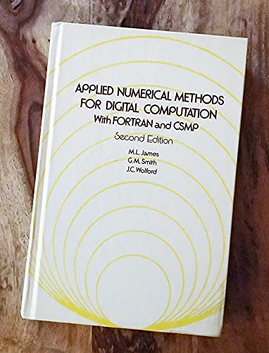 Stock image for Applied Numerical Methods for Digital Computation with FORTRAN and CSMP for sale by Better World Books: West