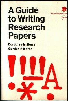 9780700502950: A Guide to Writing Research Papers