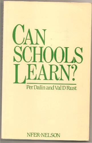 Can Schools Learn? (9780700506101) by Dalin, Per