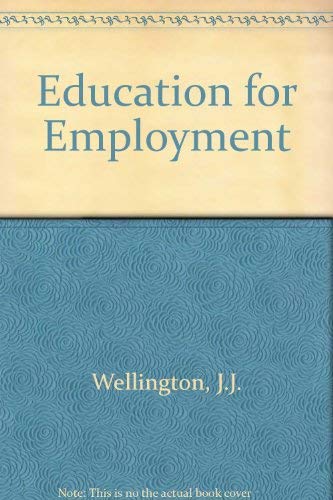 Imagen de archivo de Education for Employment a la venta por Anybook.com