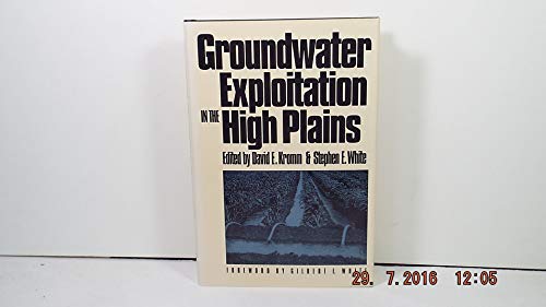 Stock image for Groundwater Exploitation in the High Plains (Development of Western Resources) for sale by HPB-Red