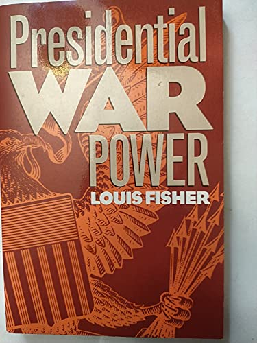 Beispielbild fr Presidential War Power zum Verkauf von Wonder Book