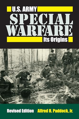 9780700611775: U.S. Army Special Warfare: Its Origins