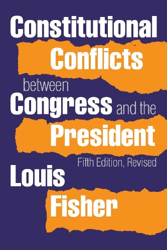 Stock image for Constitutional Conflicts Between Congress and the President for sale by Wonder Book
