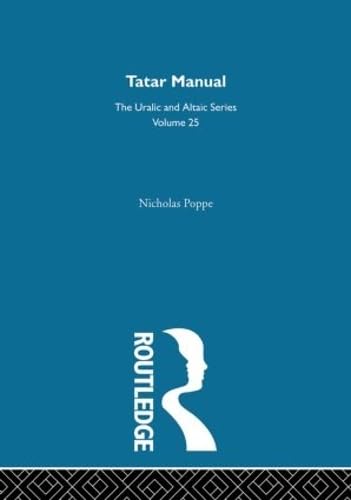 9780700708253: Tatar Manual