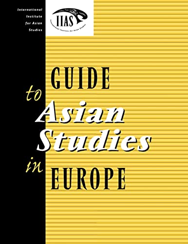 Stock image for Guide to Asian Studies in Europe for sale by Chiron Media