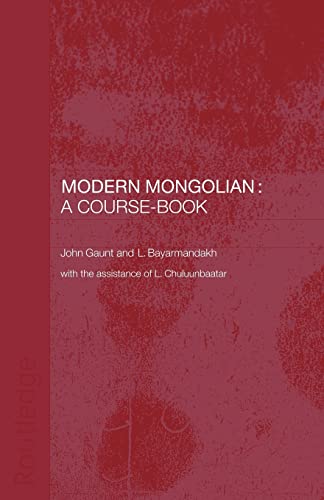 9780700713264: Modern Mongolian: A Course-Book