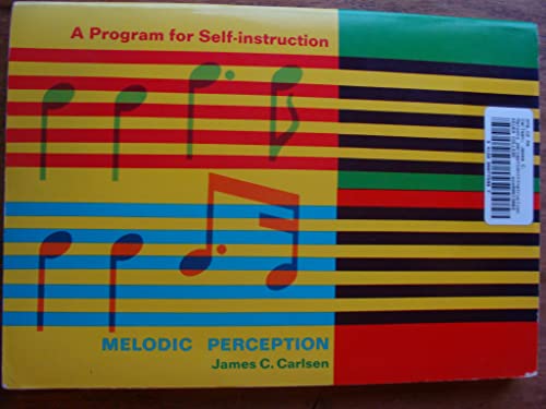 9780700997589: Melodic Perception a Program for Self In