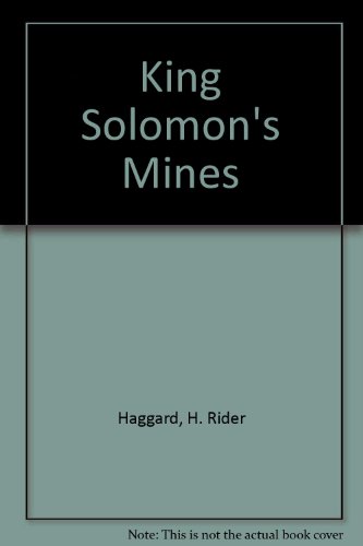 King Solomon's Mines (Beaver Books) (9780701000233) by Haggard, H Rider