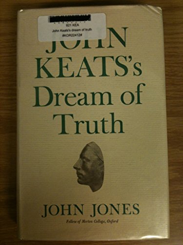 Beispielbild fr John Keats' Dream of Truth zum Verkauf von Anybook.com