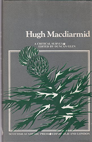 Stock image for Hugh MacDiarmid, a Critical Survey for sale by Better World Books