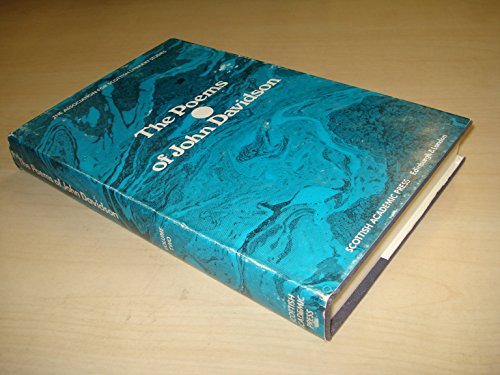 Imagen de archivo de The Poems of John Davidson (Publications / Association for Scottish Literary Studies) (Volume 2) a la venta por Anybook.com