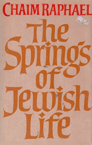 Imagen de archivo de The Springs of Jewish Life a la venta por WorldofBooks