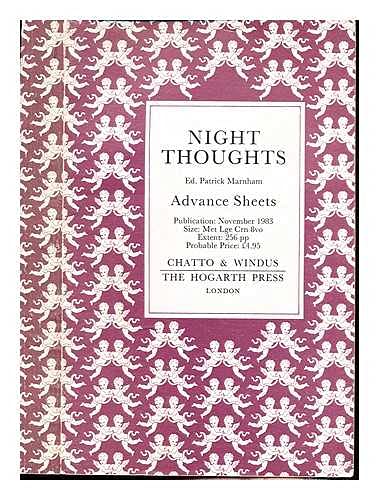 Imagen de archivo de Night Thoughts: The Spectator Bedside Book a la venta por Wonder Book