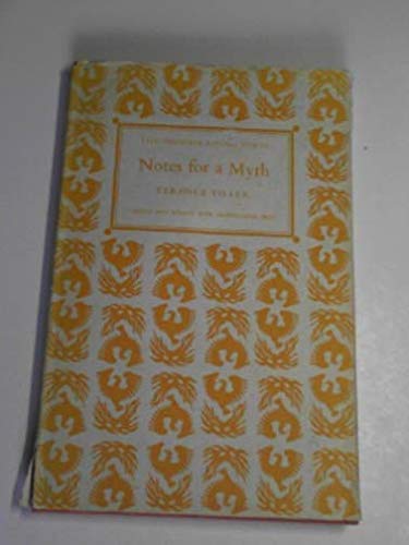 Stock image for Notes for a Myth - And Other Poems By Terence Tiller for sale by UHR Books