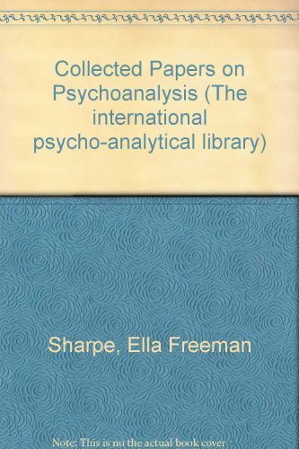 Beispielbild fr Collected Papers on Psychoanalysis: No 36 (The international psycho-analytical library) zum Verkauf von AwesomeBooks