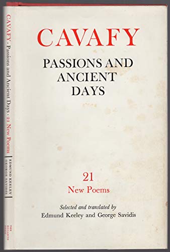 Stock image for Passions and Ancient Days. Twenty One New Poems for sale by The London Bookworm