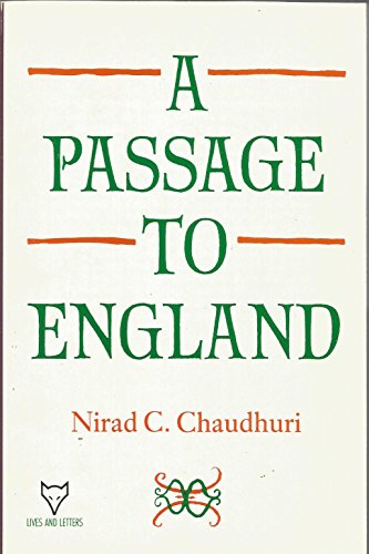 Stock image for PASSAGE TO ENGLAND (Lives and Letters) for sale by Front Cover Books