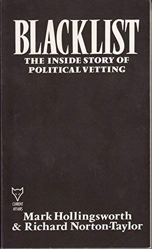 Stock image for Blacklist: THe Inside story of politcal vetting for sale by Hollywood Canteen Inc.