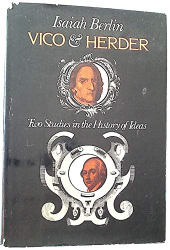 Beispielbild fr Vico and Herder: Two Studies in the History of Ideas zum Verkauf von WorldofBooks