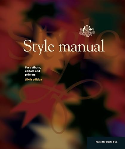 9780701636487: Style Manual: For Authors, Editors and Printers